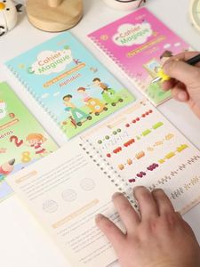 Wholesale a Set of 4PCS French Early <b>Education</b> <b>Books</b> Suitable for Children's Drawing and Fun Calligraphy Practice Toys - Product Image 3