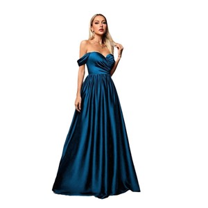 Nouvelle robe de soirée élégante et sexy, style européen et américain, épaules dénudées, style princesse, pour femme noble, pour les occasions spéciales. - Product Image 1