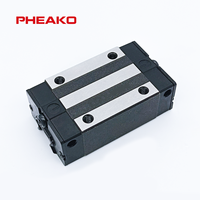 Rail de guidage linéaire CNC PHEAKO DHH45F en acier allié, longueur personnalisée, rail coulissant de haute précision durable pour machines de rapport
