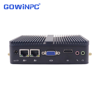 Mini PC Barebone J6412 N95 N97 J4125, Ordenador Industrial sin Ventilador, LAN Dual para VPN, Firewall, Router, 9-36V, 16GB SSD/HDD