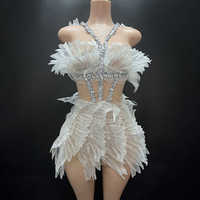 Robe à bretelles spaghetti dorées tenue de performance en maille GOGO discothèque Costume de danseuse sexy