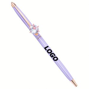 Personalized Diamond Ballpoint Pen with <b>Creative</b> Design, Fashion Electroplated Barrel, Perfect for Promotional <b>Gift</b> - Product Image 4