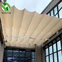 Voile d'ombrage pare-soleil pour jardin, pergola, filets d'ombrage, abri de voiture, auvent rétractable, auvent télescopique coulissant pour piscine