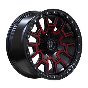 Rines de Aleación Personalizados Estilo Beadlock de 5 y 6 Birlos, 17 y 18 Pulgadas, 6x139.7, 5x127, 4x4, para Vehículos, SUV, Camionetas, Automóviles de Pasajeros, Todoterreno - Product Image 1