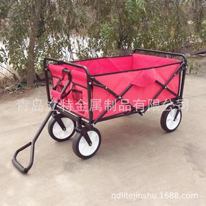 Qingdao Litet Metal Folding Camping <b>Cart</b> Four Wheel Oxford Cloth Outdoor Shopping <b>Cart</b> - Product Image 4
