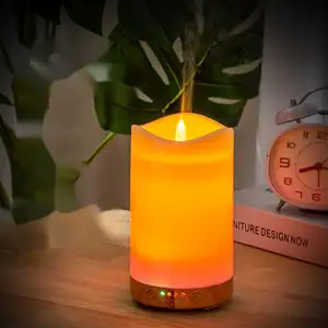 130ml Night Light Aromatherapy Oil Candle Aroma Diffusor Air Purifier Humidifier Refresher Essential Fragrance