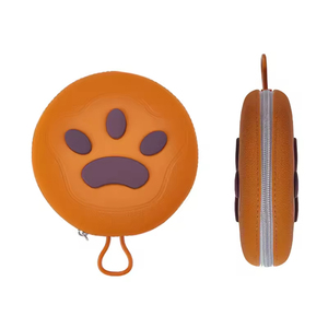 Bols pour chien pliables en silicone 2-en-1 pour les voyages, bol portable pour nourriture et eau pour animaux de compagnie avec mousqueton, bol pliable de luxe pour chien - Product Image 3