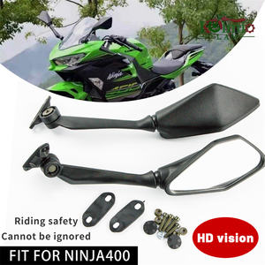 Miroir de moto KILMIO-LAM pour <span class=keywords><strong>Kawasaki</strong></span> NINJA 300 Ninja <span class=keywords><strong>400</strong></span> <span class=keywords><strong>EX</strong></span> <span class=keywords><strong>400</strong></span> EX650 ER6F 2020-2022 rétroviseur - Product Image 1
