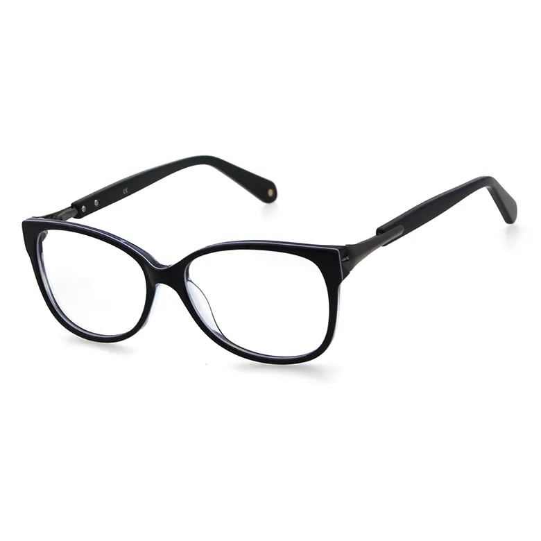 Customized beautifully designed unisex eyewear 2020 low price egg-shaped frame acetate blue blocking glasses