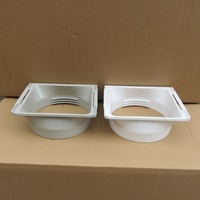 Accessoire pour climatiseur mobile, conduit d'évacuation, connecteur à embout plat, adaptateur de sortie carré de 15 cm de diamètre, Zhejiang
