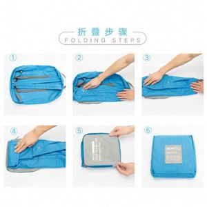 Custom Stylish <b>Large</b> Lightweight Travel Foldable Back Pack Cationic Polyester Folding <b>School</b> Bag <b>Backpack</b> - Product Image 4