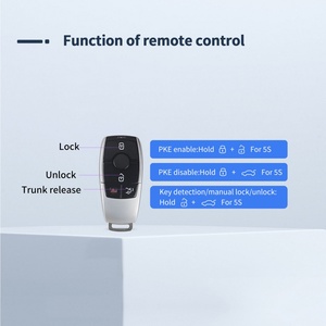 Kit de clé intelligente EASYGUARD PKE, système d'entrée sans clé passif compatible avec BENZ FBS4 avec bouton de démarrage OEM (2020+) et accès confortable - Product Image 2