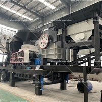 Concasseur à mâchoires sur remorque grande capacité pour minerai de manganèse, installation de concassage à mâchoires portable pour scories, unité de concassage à mâchoires sur roues pour pierres mixtes