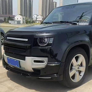 Nouveau pare-chocs avant PM pour modification et amélioration de voiture, avec découpes pour feux antibrouillard, lèvre de pare-chocs à visser, ajustement universel pour LR Defender 2022-2024 - Product Image 3