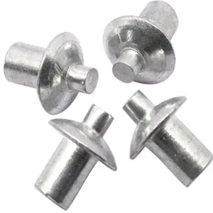 Tuercas Remachables al Por Mayor a Bajo Precio con Cabezas de Acero Inoxidable/Aluminio, Tamaños de Rosca M8 y M4, Cabeza Plana, Longitud de 4 mm - Product Image 1