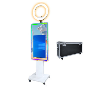 Triển lãm thương mại hiển thị và quảng cáo sử dụng tự gương ảnh gian hàng chụp ảnh tự sướng bên đám cưới gương ảnh gian hàng 21.5 inch màn hình cảm ứng - Product Image 2