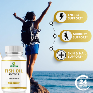 OEM/ODM Premium <span class=keywords><strong>Brain</strong></span> Health & Heart Support Suplemento Omega-3 de alta absorción Cápsulas blandas de aceite de pescado - Product Image 6