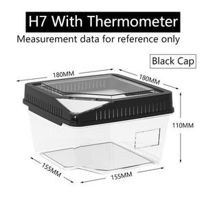 Tianbo dayanıklı ahşap kare konteyner uygun canlı besleme üreme konut sürüngenler Amphibians istiflenebilir ekran kutulu - Product Image 6