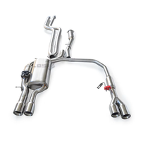 Tuyaux d'échappement Catback en acier inoxydable 304 de haute qualité avec silencieux à valve pour BMW 535i 3.0T N54 E60 2003-2009 pour améliorer la puissance à haut régime