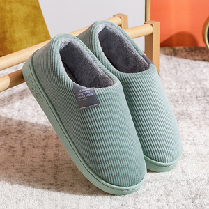 Chaussons d'hiver chauds en peluche pour femmes avec semelle antidérapante, bout ouvert et amorti, design enveloppant pour invités, adaptés à l'été et à l'automne - Product Image 6
