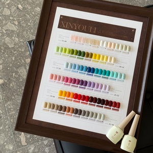 Set de 48 Colores de Gel para <span class=keywords><strong>Uñas</strong></span>, Colores Sólidos Multicolor, Nueva Moda 2025, Gel UV de Larga Duración, No Tóxico, Venta al por Mayor para Salón de <span class=keywords><strong>Uñas</strong></span> - Product Image 1