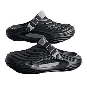 Sandales HEVA pour hommes Sabots et mules d'été Chaussures de sabots de jardin unisexes avec logo personnalisé Sabots de massage plat <span class=keywords><strong>en</strong></span> mousse EVA pour hommes - Product Image 1