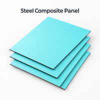 Panneau composite en acier de couleur argent clair sur mesure pour les panneaux muraux de réception de bureau