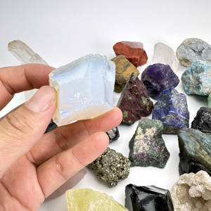 หินคริสตัลหินลาบราดอไรต์ธรรมชาติหินควอตซ์แบบหยาบผลิตภัณฑ์ทางจิตวิญญาณ - Product Image 3