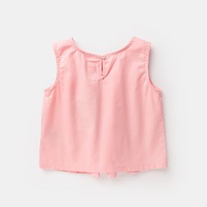 Ropa para Niños, Top Corto sin Mangas con Volantes y Hombros Descubiertos, Venta al por Mayor, Barato - Product Image 3