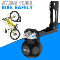 Support mural vertical pliable et réglable pour vélo, fabrication chinoise, gain de place, support mural robuste pour vélo