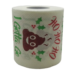 Damon-Tissu De Noël parodie imprimé <span class=keywords><strong>papier</strong></span> <span class=keywords><strong>toilette</strong></span> <span class=keywords><strong>blague</strong></span> - Product Image 1