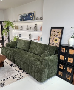 Modern Fabric Sectional <b>Sofa</b> With Tufted Back And Padded Arms For <b>Living</b> <b>Room</b> - Product Image 4