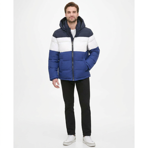 FINER THREADS Winter <b>Men's</b> Puffer <b>Jacket</b> Canvas Breathable Quick Dry Cotton Filled Outdoor Warm High Street Style - Product Image 1