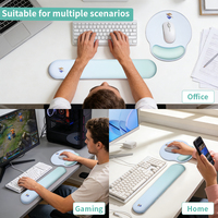 Tapis de bureau ergonomique personnalisé, repose-poignets pour clavier, mousse à mémoire de forme, gel, silicone, tapis de souris de jeu à motif de dessin animé, certifié RoHS, Kelida
