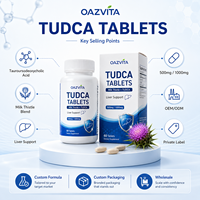 OAZVITA Tudca Kapsülleri Beyaz Doğal Besin Takviyesi Bağışıklığı Güçlendirir 120 Tablet/Şişe
