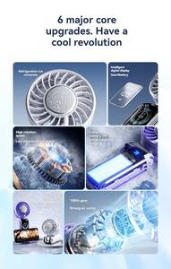 Ventilateur turbo de poche avec refroidisseur de <span class=keywords><strong>glace</strong></span>, ventilateurs personnels rechargeables <span class=keywords><strong>Mini</strong></span> ventilateur à main portable personnel de refroidissement puissant - Product Image 6