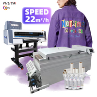 Imprimante DTF professionnelle Fulinyin 4Pcs I3200 60cm pour film en rouleau, entièrement automatique 4Pass, avec alarme de fin de rouleau et impression bidirectionnelle