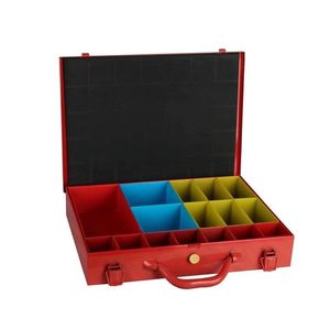 Boîte de rangement métallique, boîte à outils personnalisée de haute qualité pour vis