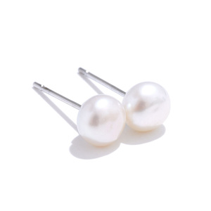 Fashion Dainty Natural Freshwater <strong>Pearl</strong> <strong>Stud</strong> WaterProof 18K Gold Plated Stainless Steel <strong>Studs</strong> Earrings for Women Jewelry Gift - Product Image 5