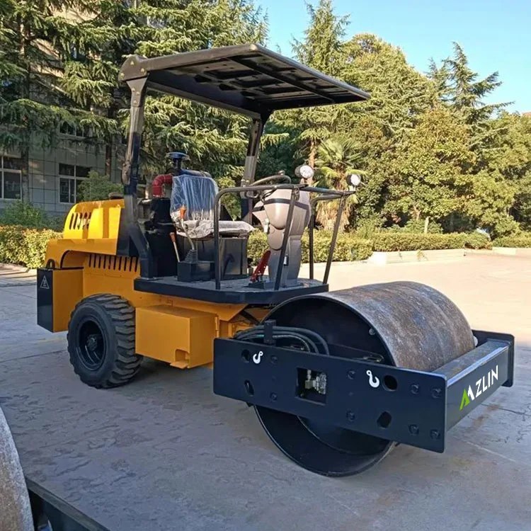 Vibratory compactor mini road roller machine price single drum rollers road roller for sale