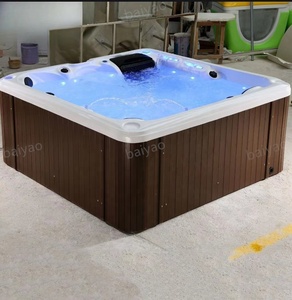 Luxe Hottub Spas Extérieur Piscine <span class=keywords><strong>5</strong></span> <span class=keywords><strong>Personnes</strong></span> Bain À Remous Yacuzzi Baignoire Extérieure Tourbillons En Gros Spa Acrylique Jacuzzier Avec Balboa - Product Image 4