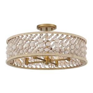 Lustre semi-suspendu classique en laiton à anneaux multiples de style bougie |   Éclairage intemporel pour salle à manger et hall d'hôtel - Product Image 4