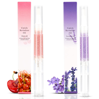Stylo à huile pour cuticules, motif carré, flacon de 5 ml, soin nourrissant pour les ongles, protection de la surface de brossage, 15 saveurs d'huile