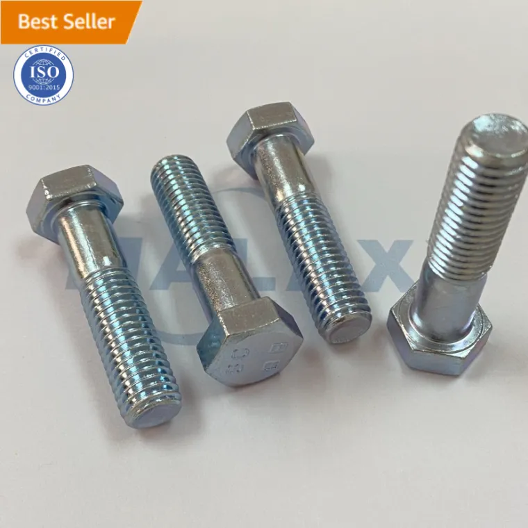 Malaxy Cổ Phiếu nhà máy tùy chỉnh M3 M5 M6 M8 M10 M12 M16 thép không gỉ A2 A4 din931 Hex Nut và Bolt các nhà sản xuất với máy giặt