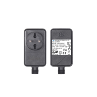 Adaptateur d'alimentation extérieur étanche IP44, alimentation CC 12V 24V, adaptateur résistant à la pluie pour éclairages LED et pelouses