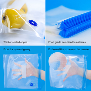 Sacs sous vide réutilisables en papier transparent thermoscellé sacs de compression sous vide vêtements avec pompe - Product Image 2