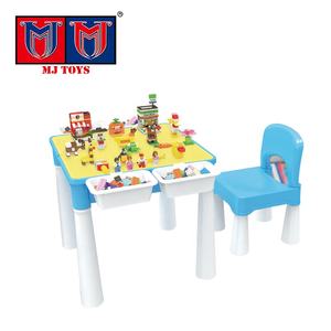 Оригинальность городской парк участок блок стол 715 частиц строительные блоки наборы строительные игрушки, содержащий 4 куклы игрушки Пазлы детские игрушки - Product Image 6