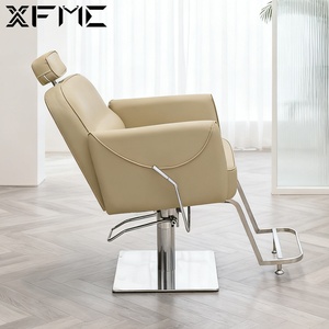 Xfmc sang trọng tạo kiểu tóc ghế Chaise de coiffure có thể điều chỉnh ngả làm tóc Salon ghế vuông cơ sở cho nhà tạo mẫu tóc - Product Image 6