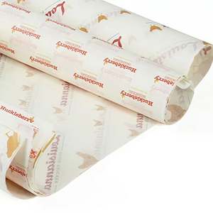 Emballages personnalisés pour la restauration rapide, papier sulfurisé simple face, résistant à la graisse, de qualité alimentaire, pour sandwichs, pains, gâteaux - Product Image 5