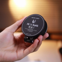 Anneau lumineux pour selfie rechargeable, portable, à clipser, avec 40 LED pour la photographie sur smartphone, la vidéo caméra, pour filles